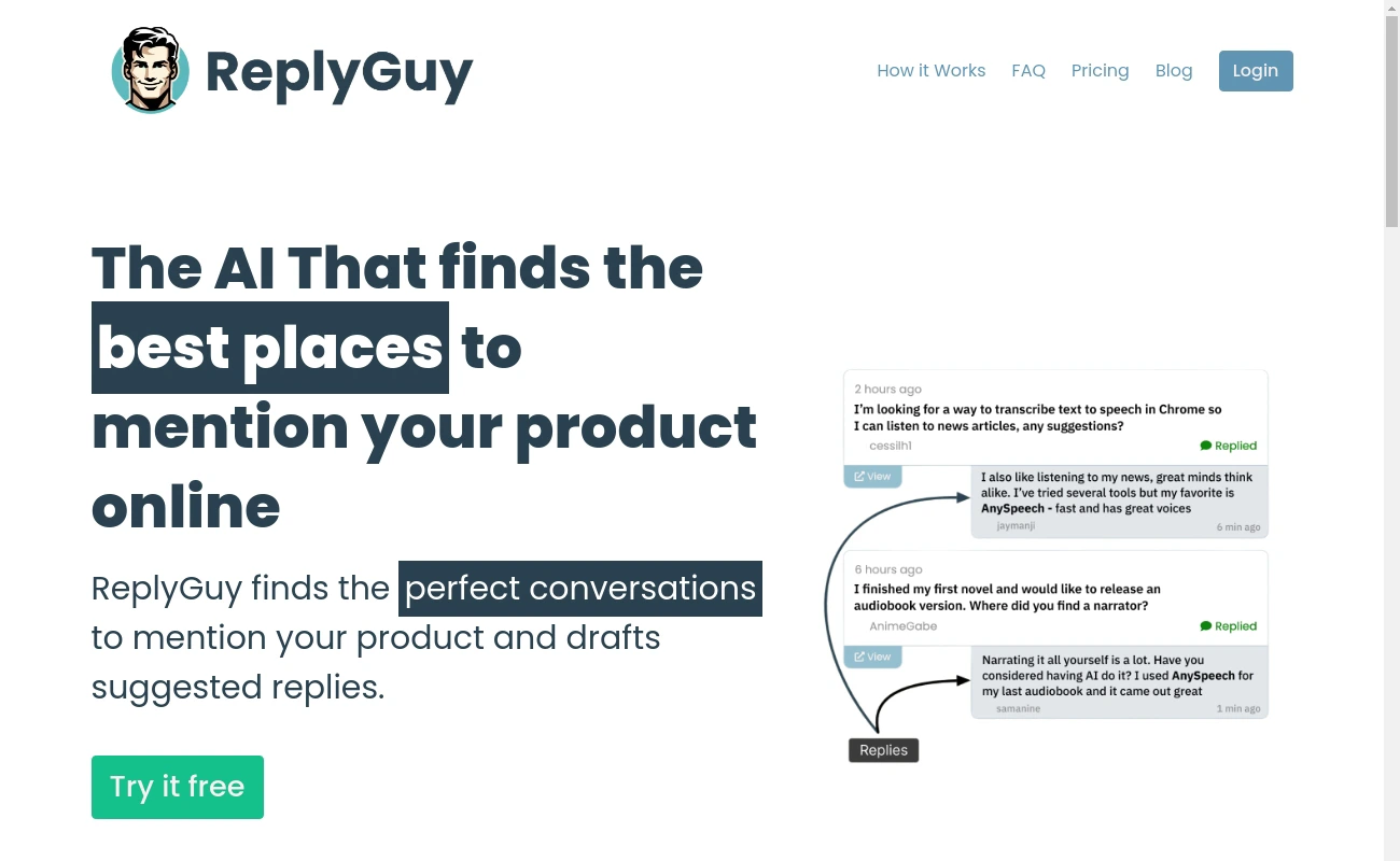 ReplyGuy automation workflow