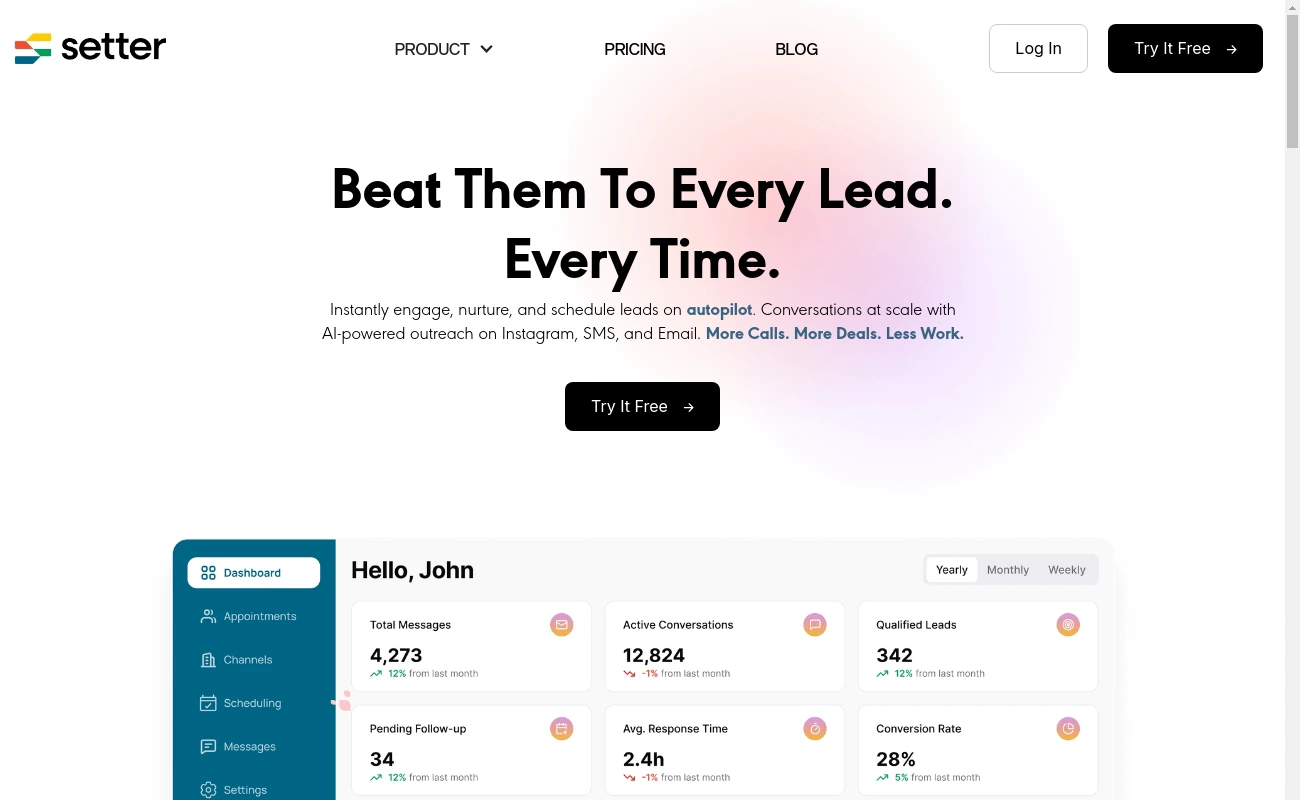 Setter AI appointment sequences