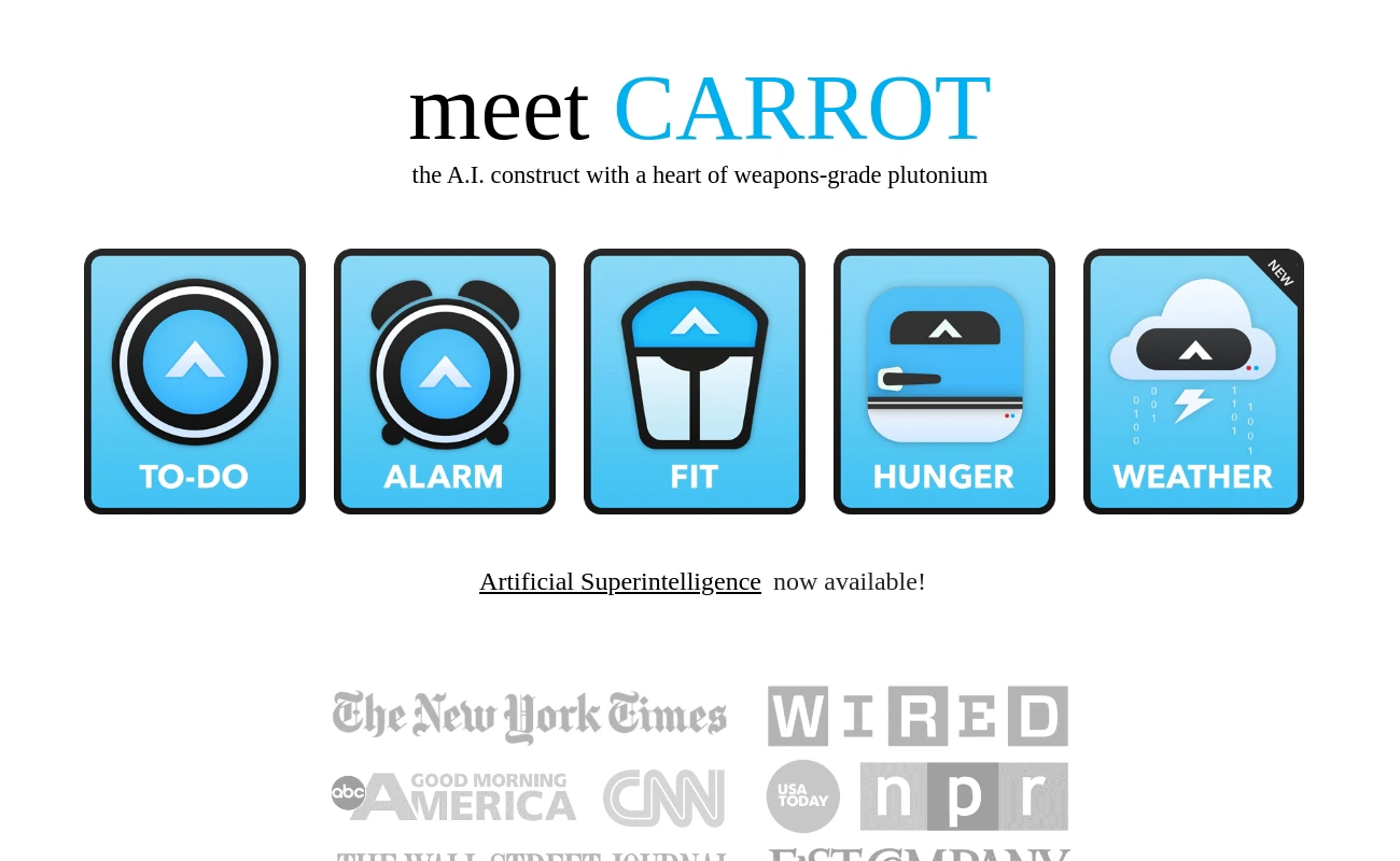 CARROT Weather forecast
