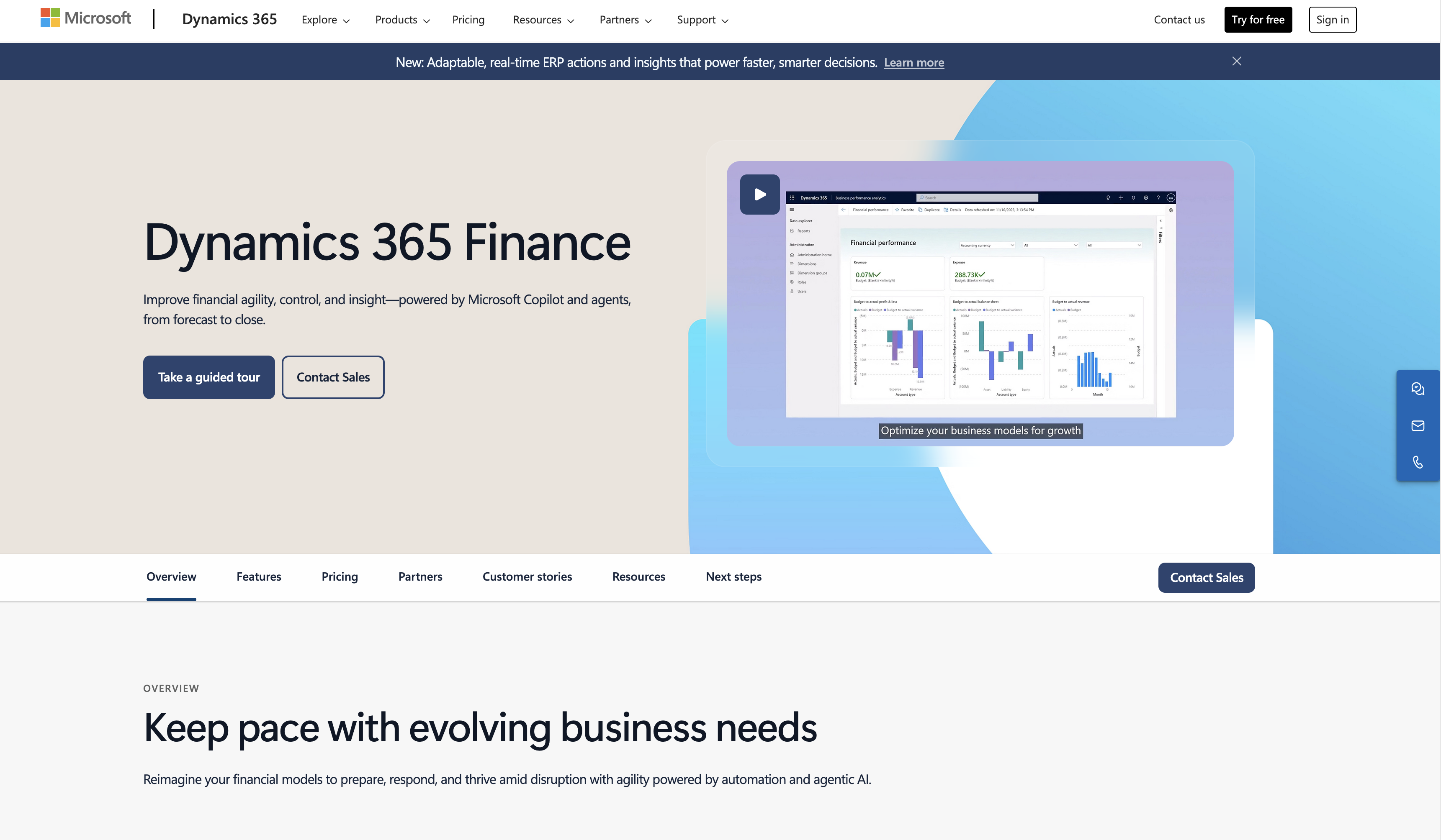 Microsoft Dynamics 365 Finance